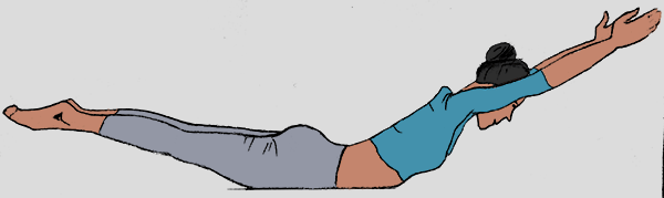 superman hold exercise illustration